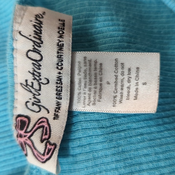 Girl Extraordinaire Tiffany Blue "Bride" Tank Top for Bachelorette Party Size S - Picture 3 of 4